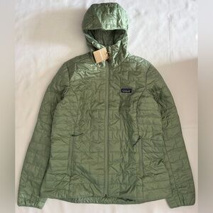 Patagonia Nano Puff Hoody Women's Size L Ellwood Green FA25